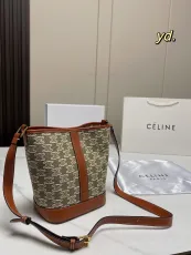 セリーヌバッグ CELINE2022新作 トリオンフ バケットバッグ