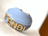フェンディバッグ FENDI2022 の新しいナノ フェンディグラフィー ハンドバッグ