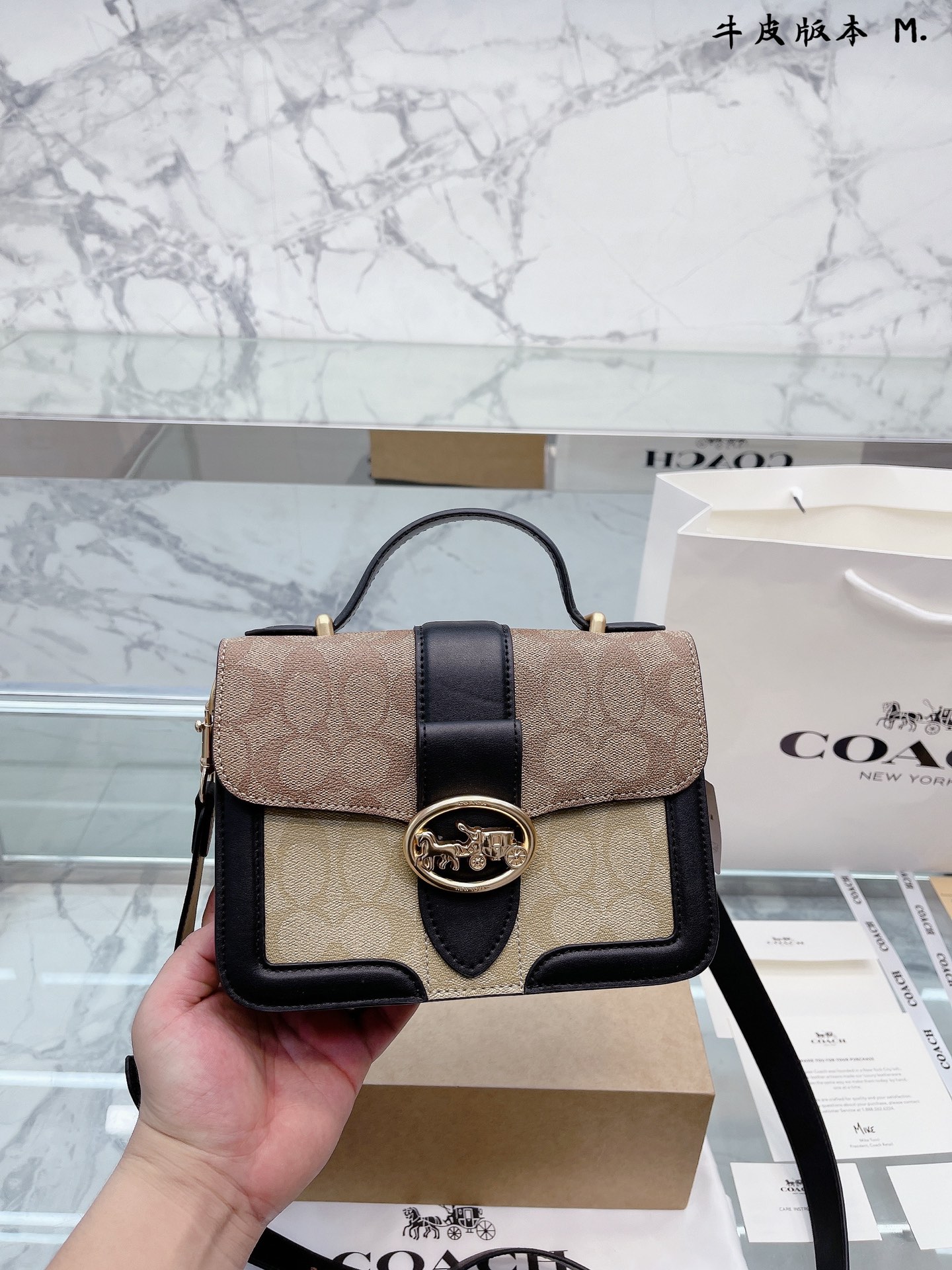 コーチバッグ COACH2022新作 ジョージー メッセンジャーバッグ