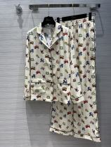 ディオール服 DIOR2022新作「十二星座」シリーズ パジャマ風長袖スーツ