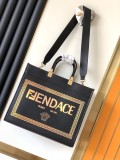 フェンディバッグ FENDI X Versace2022新作サンシャインショッパートートバッグ