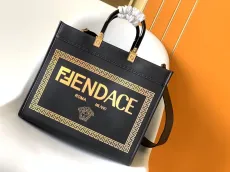 フェンディバッグ FENDI X Versace2022新作サンシャインショッパートートバッグ