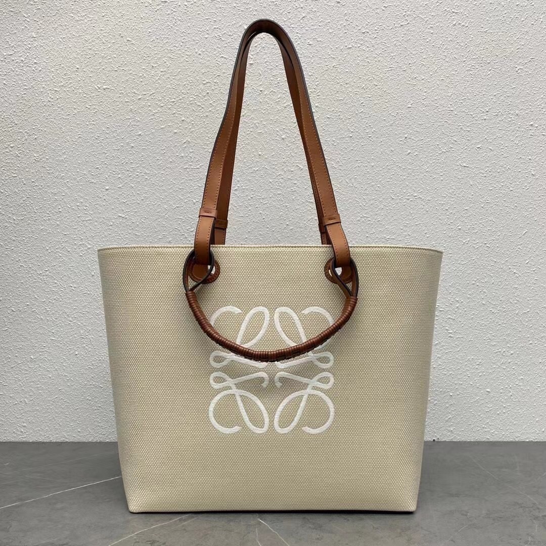 ロエベバッグ LOEWE2022新作 アナグラム トート 刺繍 トートバッグ
