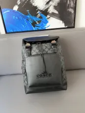 コーチバッグ COACH2022 の新しいリーグ フラップ カラーブロック バックパック