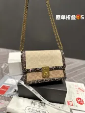 コーチバッグ COACH2022新作ハットンチェーンショルダーバッグ