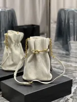 サンローランバッグYves Saint Laurent 2022年新作 フックバックル バケットバッグ