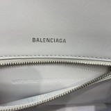 バレンシアガバッグBALENCIAGA 2022 新作 クロコダイル ホワイト 砂時計バッグ