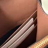 バーバリーバッグBURBERRY 2022新作 チェック柄＆レザー ウォレット