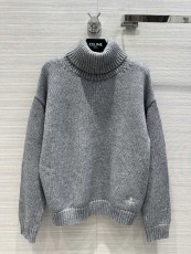 セリーヌ服CELINE 2023年新作 アルパカ タートルネック セーター