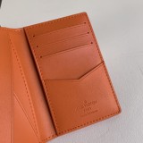 ルイヴィトン財布LOUIS VUITTON 2023年新作 M81540 オレンジ型押し ポケットウォレット