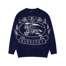 バーバリー服BURBERRY 2023年新作コンバットホースウィートスパイクジャカードラウンドネックセーター
