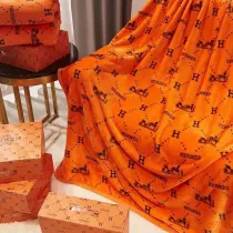 エルメス毛布HERMES 2023新作 アルファベットブランケット