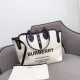 バーバリーバッグBURBERRY 2023年新作キャンバスショッピングバッグ