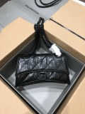 バーバリーバッグBURBERRY 2023新作 スモール ブラック アワーグラス チェーンバッグ