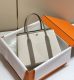 エルメスバッグHERMES 2023新作 メディーバルキャンバスバッグ エレファントグレー