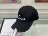 グッチ帽子GUCCI 2023新作 ワードアート刺繍 ベースボールキャップ