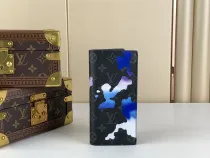 ルイヴィトン財布LOUIS VUITTON 2023新作 M81752 ブルー スーツ ウォレット
