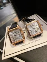 カルティエ時計CARTIER 2023新作 サントス 極薄 デュモン レディース 腕時計