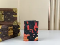 ルイヴィトン財布LOUIS VUITTON 2023年新作 M62089 レッド パスポートホルダー
