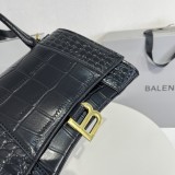 バレンシアガバッグBALENCIAGA 2023新作 砂時計バッグ 型押しゴールドバックル