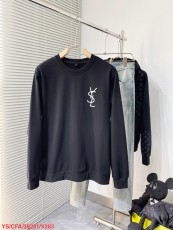 サンローラン服Yves Saint Laurent 2023年新ロゴカップルスウェットシャツ