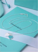 ティファニーネックレスTiffany Co 2023年新作 チェリー ブロッサム ピンク ブルー ダブル ハート エナメル 925 シルバー ネックレス