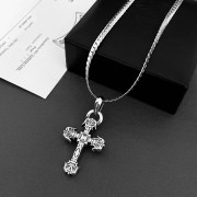 クロムハーツネックレスCHROME HEARTS 2023新作 レトロ フレイム ペンダント ウーブン ロープ ネックレス