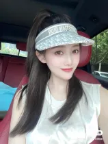 ディオール帽子DIOR 2023新作 エンプティトップ サンバイザー