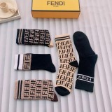 フェンディ靴下FENDI 2023新作 ミッドチューブソックス