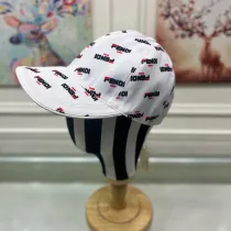 フェンディ帽子FENDI 2023 新作プリントベースボールキャップ