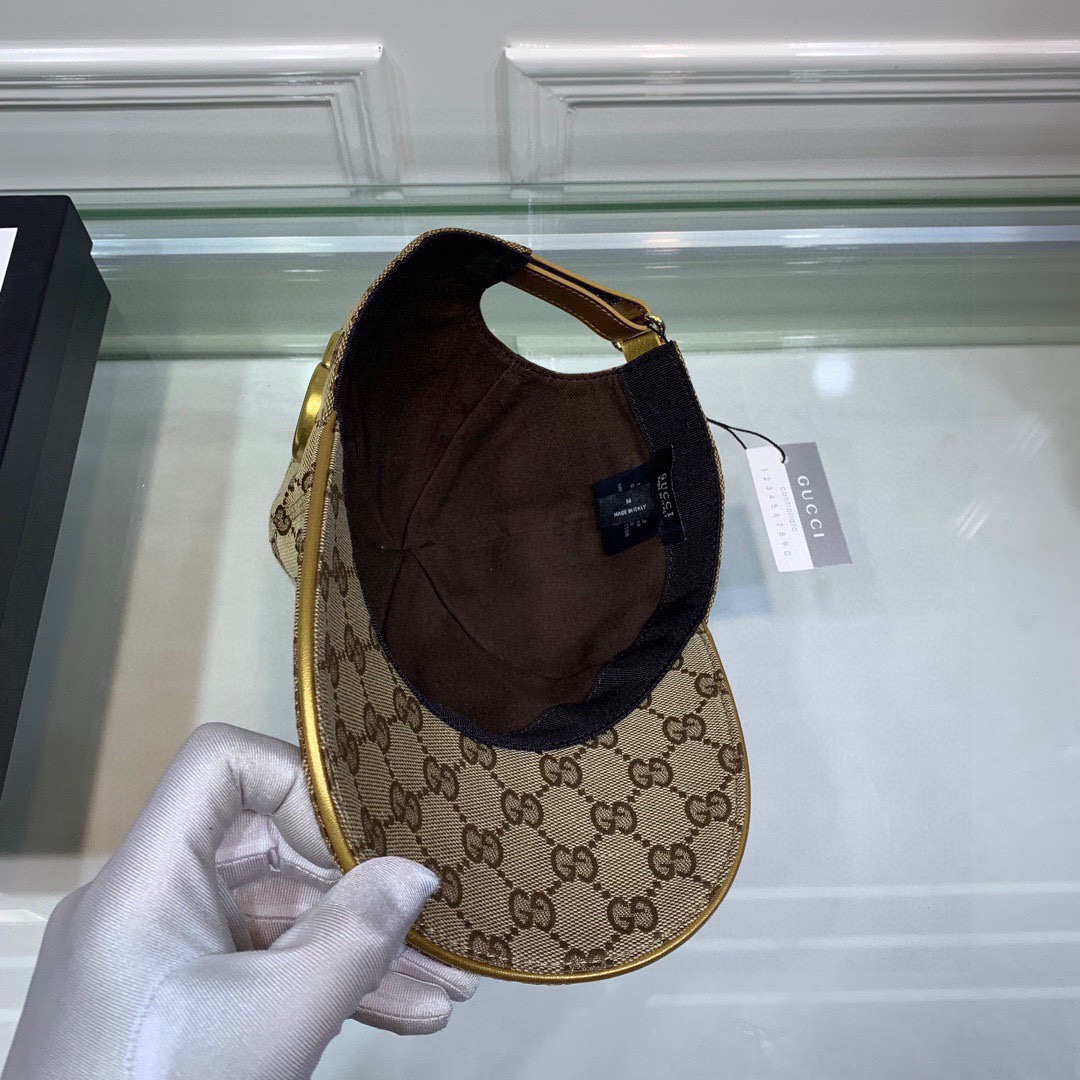 グッチ帽子GUCCI 2023年新作メタルダブルGベースボールキャップ