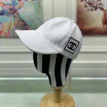 シャネル帽子CHANEL 2023年新作ダブルC刺繍ベースボールキャップ