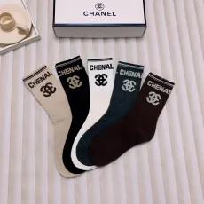 シャネル靴下CHANEL 2023新作 ミドル丈 ソックス