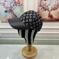 ルイヴィトン帽子LOUIS VUITTON 2023新作 レザーステッチ ベースボールキャップ