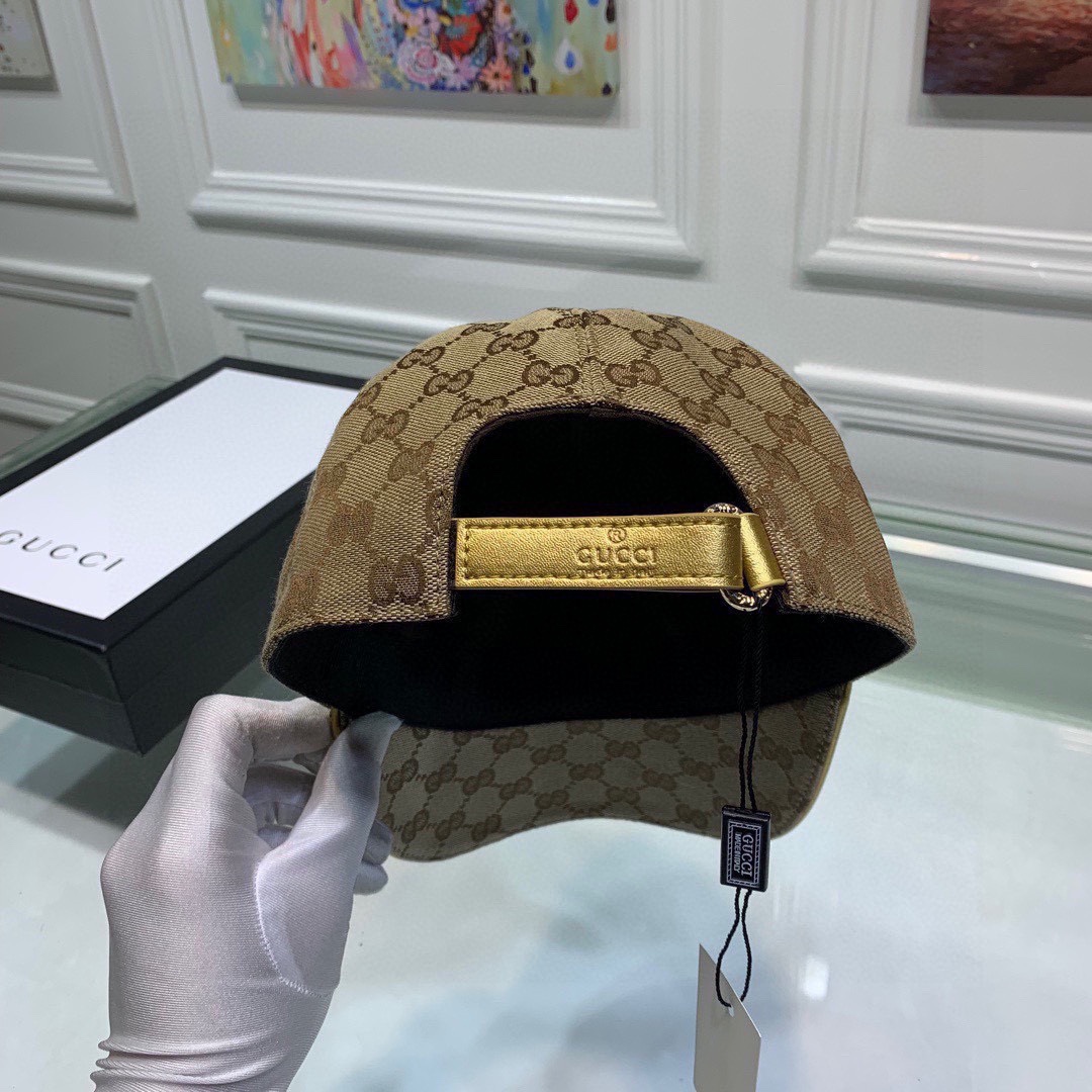 グッチ帽子GUCCI 2023年新作メタルダブルGベースボールキャップ