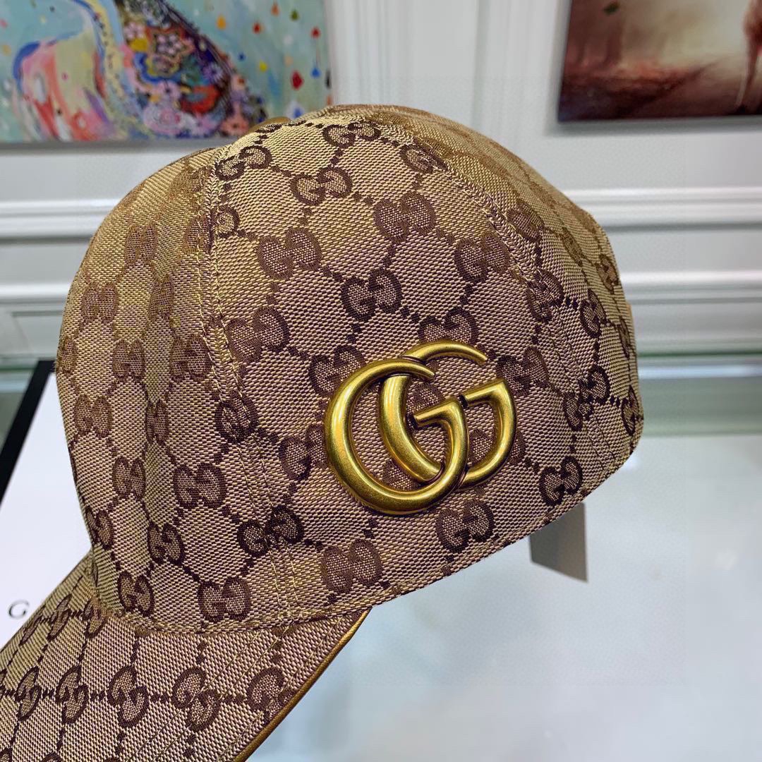 グッチ帽子GUCCI 2023年新作メタルダブルGベースボールキャップ