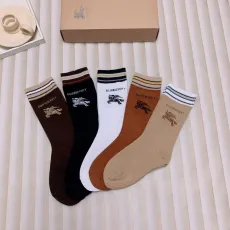 バーバリー靴下BURBERRY 2023新作チェック柄ソックス