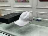 プラダ帽子PRADA 2023新作 ロゴ刺繍 ベースボールキャップ