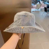 ルイヴィトン帽子LOUIS VUITTON 2023新作 デニム バケットハット