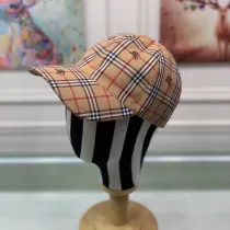 バーバリー帽子BURBERRY 2023新作 チェック柄 ウォーホース ベースボールキャップ