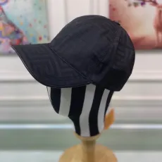 フェンディ帽子FENDI 2023年新作ダブルFジャガードベースボールキャップ