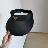 プラダ帽子PRADA 2023新作 エンプティ ピークド キャップ