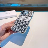 ディオールiPhoneケースDIOR 2023新作電着グリッターミラーフォンケース