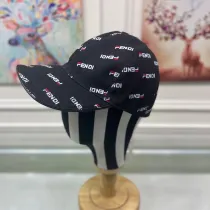 フェンディ帽子FENDI 2023 新作プリントベースボールキャップ