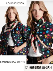 ルイヴィトンマフラーLOUIS VUITTON 2023新作 ダーク柄 ジャカード マフラー