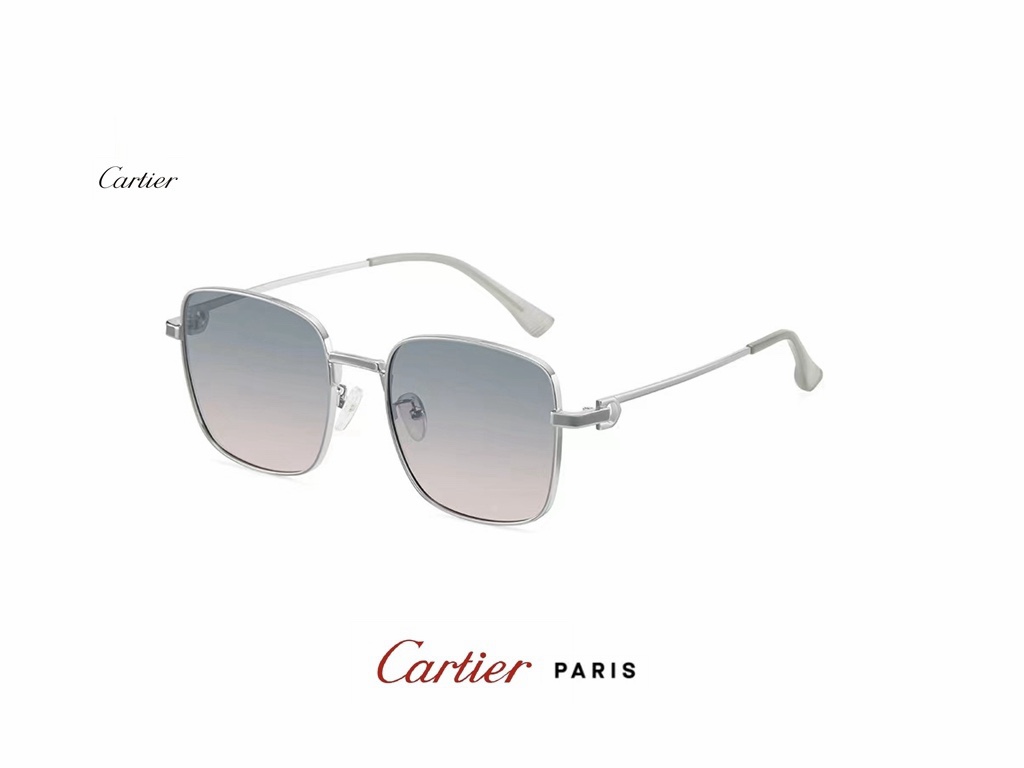 カルティエサングラスCARTIER 2023新作 レディース 偏光レジンメガネ