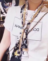 ルイヴィトンマフラーLOUIS VUITTON 2023新作 ダブルレイヤーカチューシャ