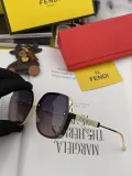 フェンディサングラスFENDI 2023新作 スクエアフレーム サングラス