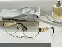 セリーヌサングラスCELINE 2023新作 ロゴ レトロ 小さめ ラウンドフレーム メガネ