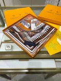 ルイヴィトンマフラーLOUIS VUITTON 2023新作 ボードゲーム柄 シルク スクエアスカーフ